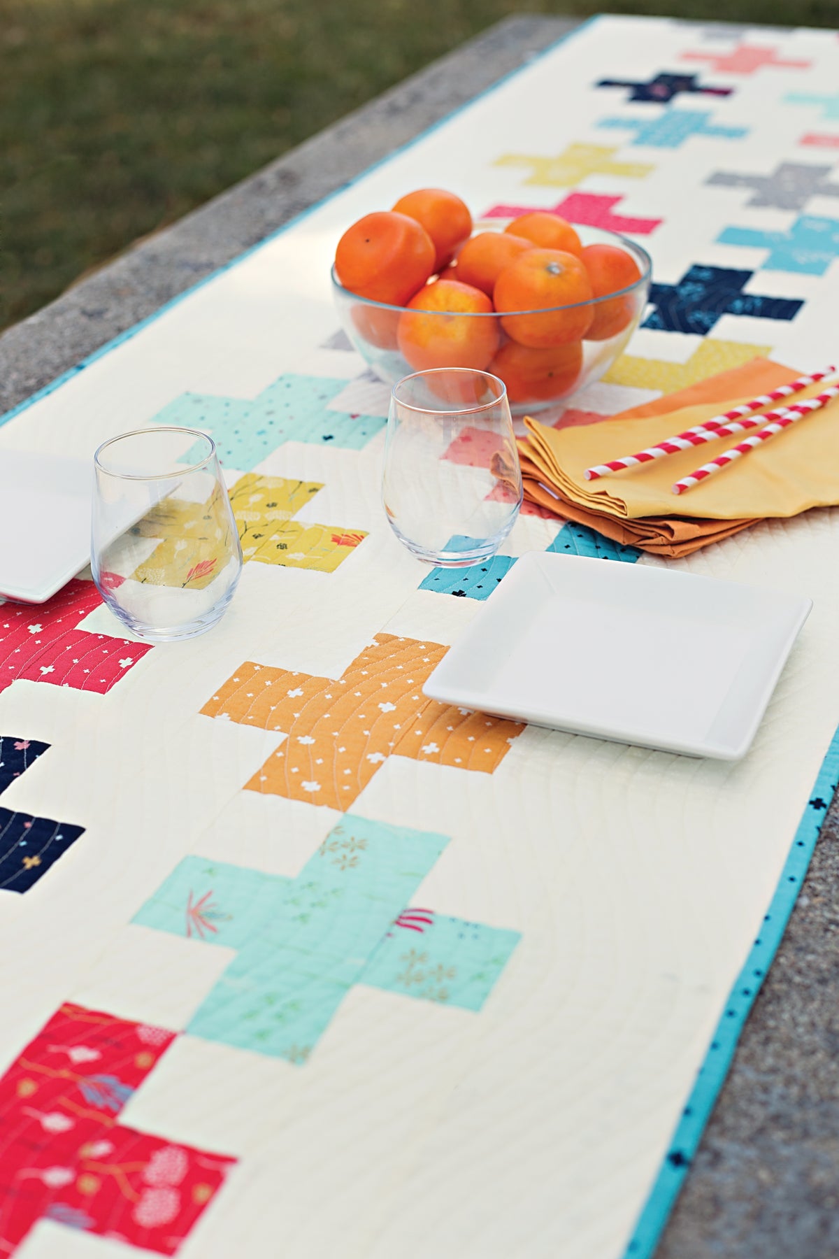 Modern Plus Sign Quilts Book - Signed Book