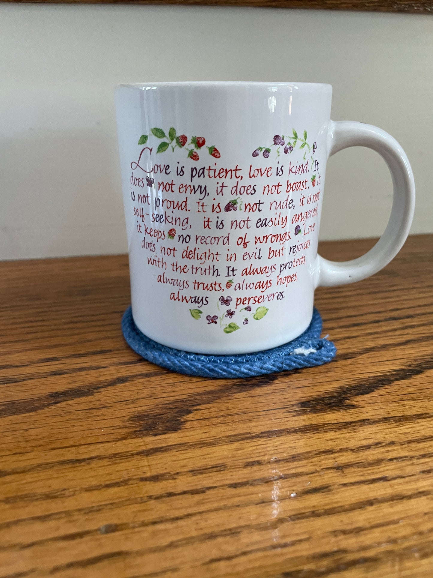Set of 2 Blue Coasters