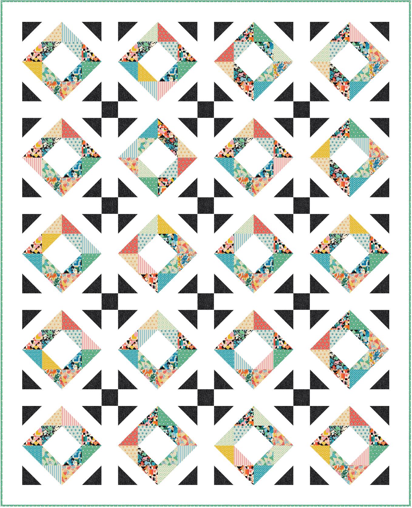 Diamonds and Pearls - Digital Pattern