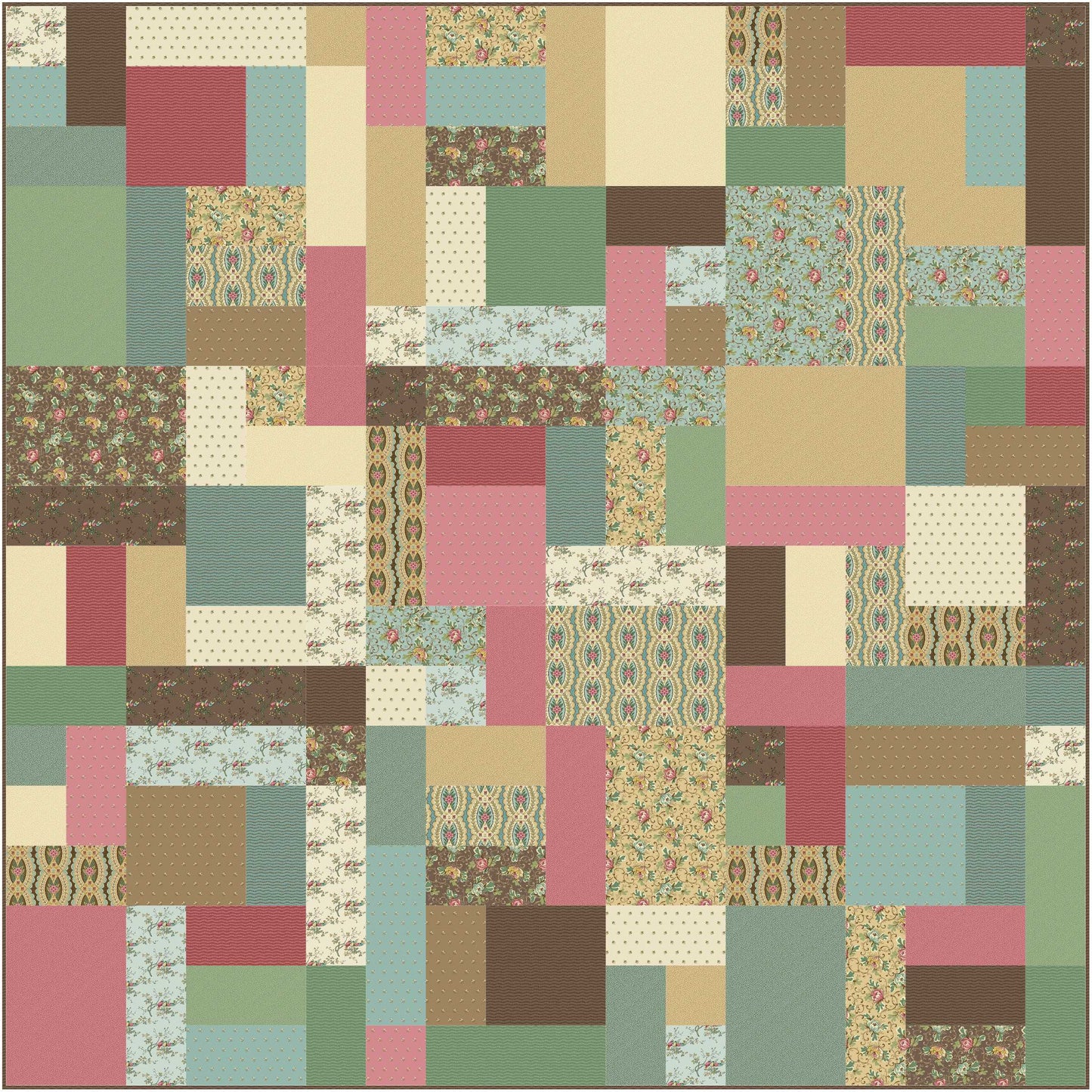 Grande Scrappy Tiles - Digital Pattern
