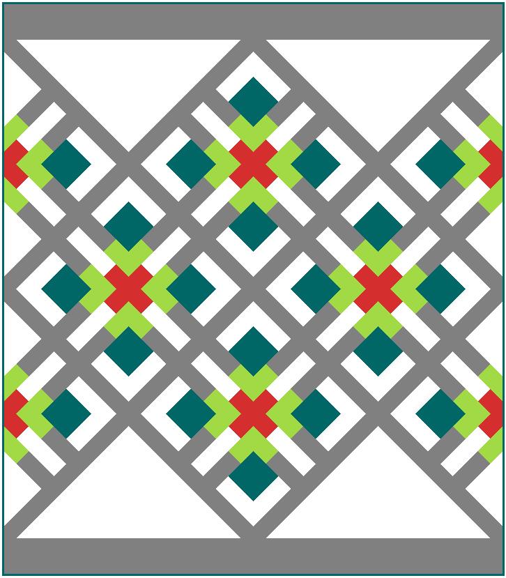Lattice Vines - Printed Pattern