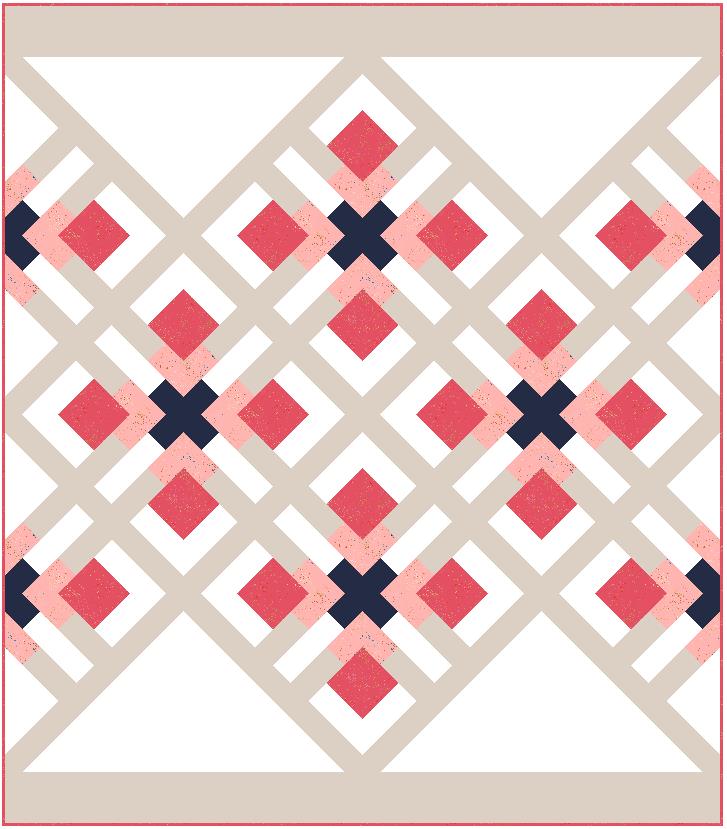 Lattice Vines - Printed Pattern
