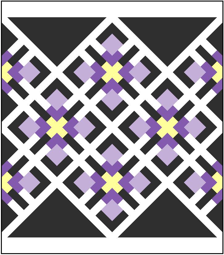 Lattice Vines - Printed Pattern