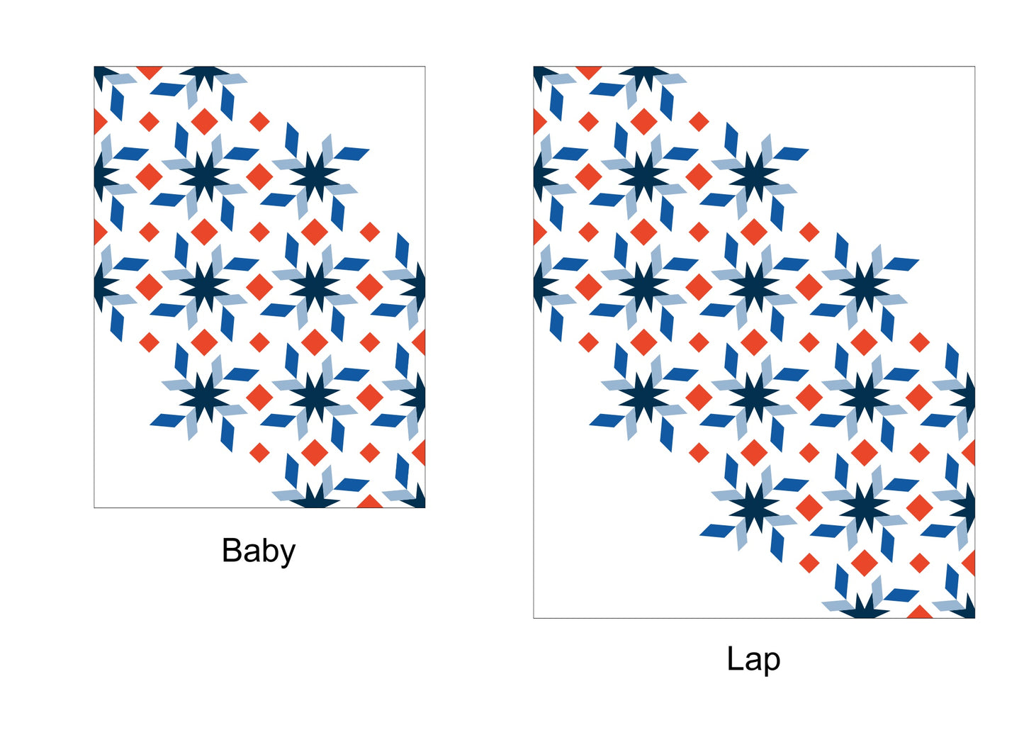 Spinning Stars - Printed Pattern