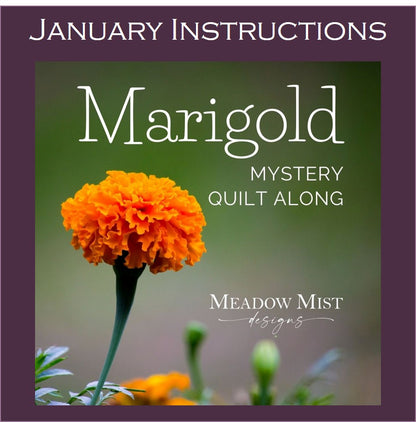 07 Marigold Mystery Quilt - January Instructions