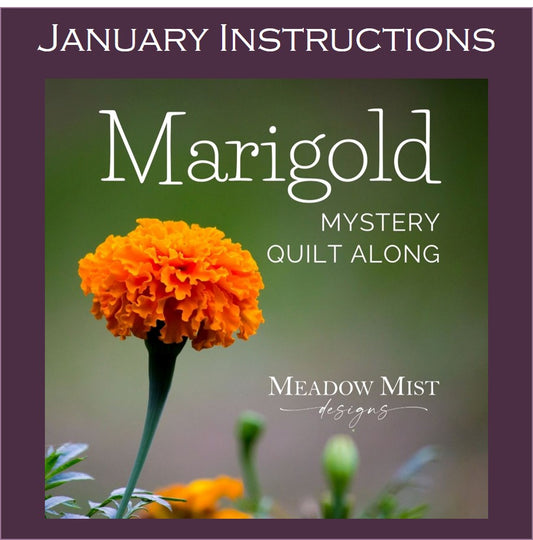 07 Marigold Mystery Quilt - January Instructions
