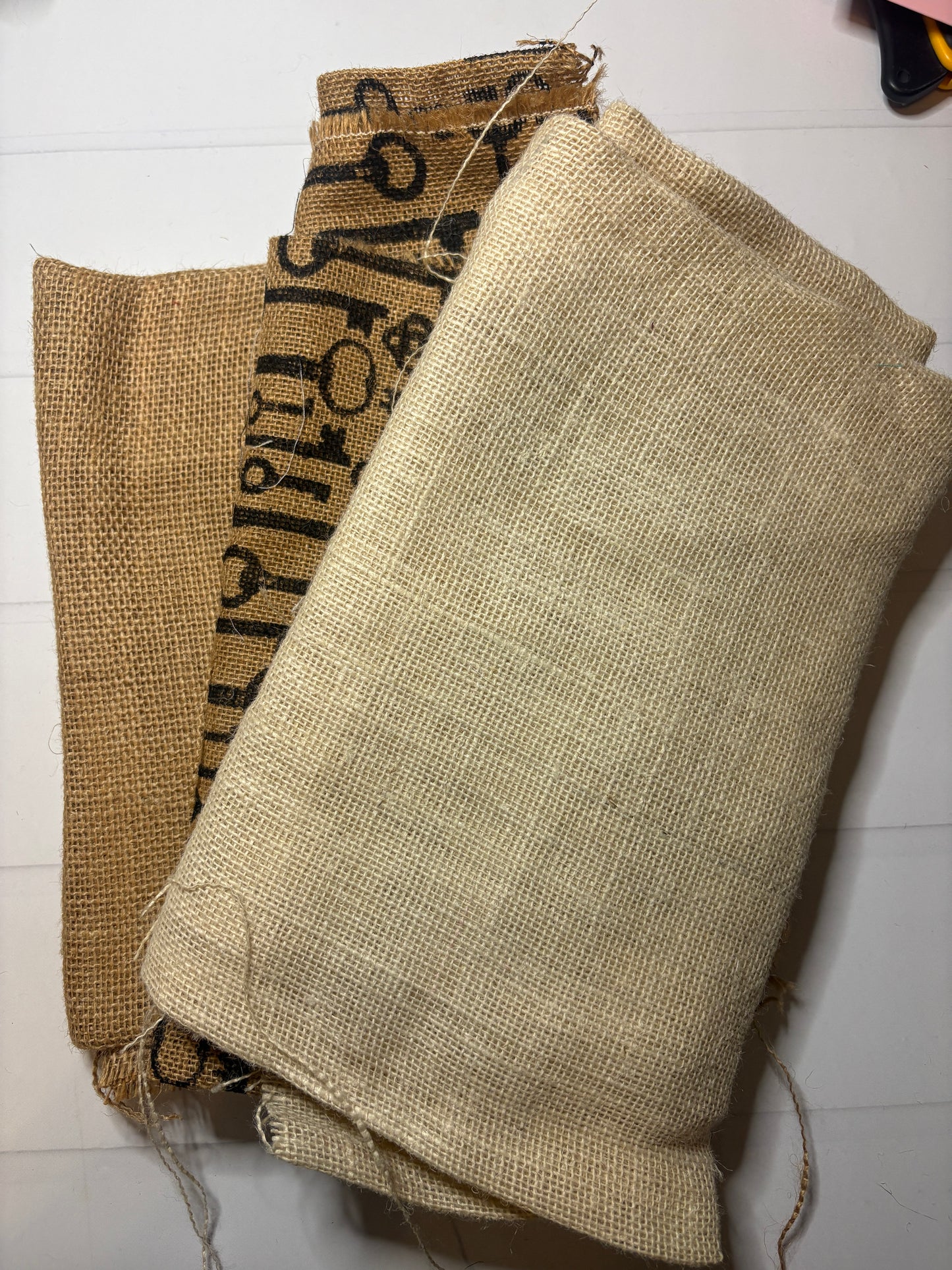 Burlap Yardages