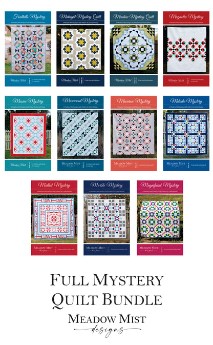 Full Mystery Quilt Bundle - Eleven (11) Digital Patterns