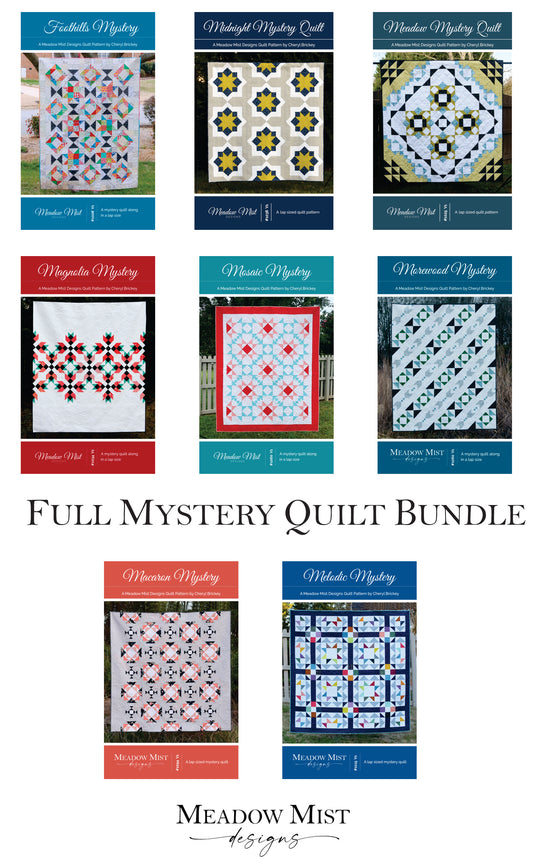 Full Mystery Quilt Bundle - Eight Digital Patterns