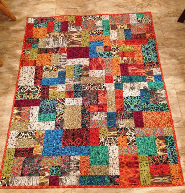 Scrappy Tiles - Printed Pattern