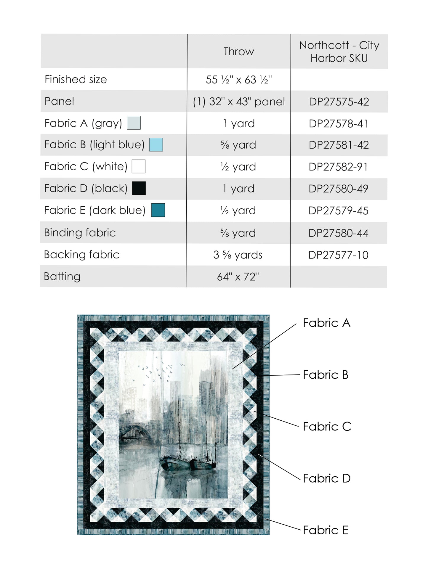 City Lights - Printed Pattern