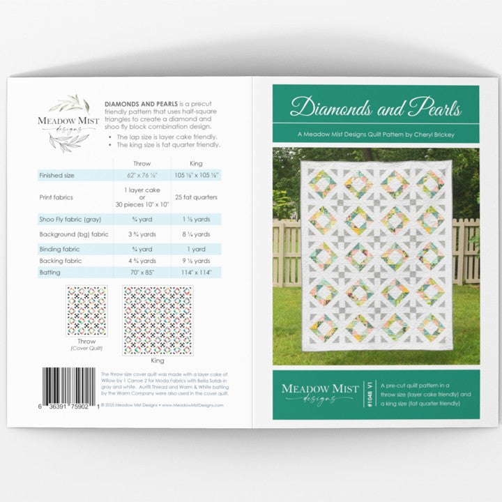 Diamonds and Pearls - Printed Pattern