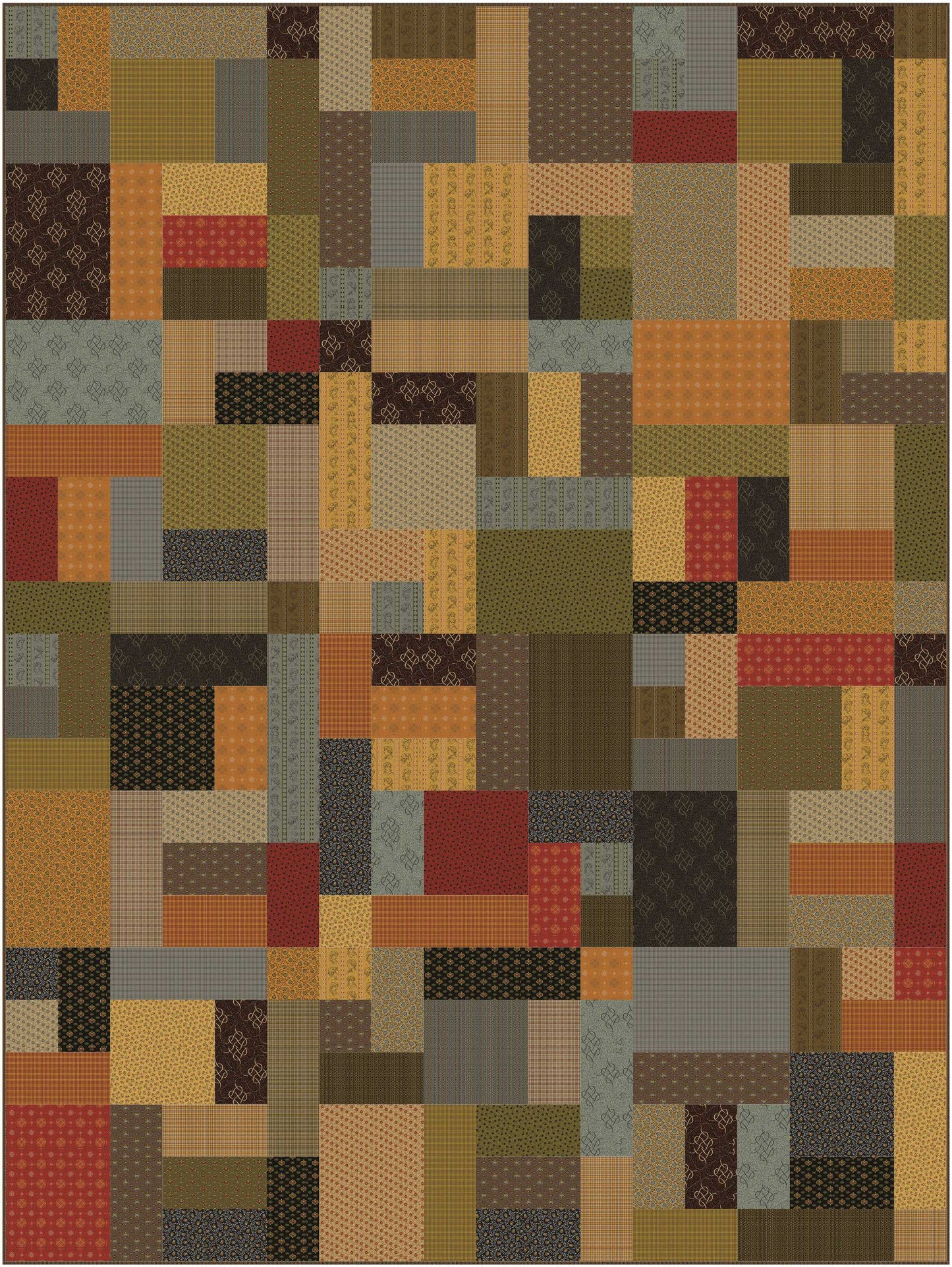 Grande Scrappy Tiles - Digital Pattern