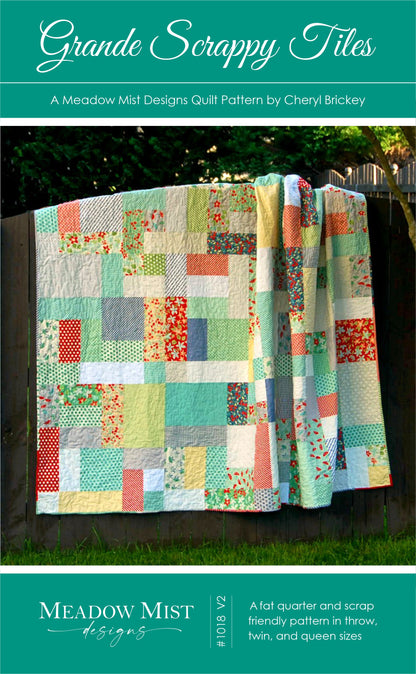 Grande Scrappy Tiles - Digital Pattern