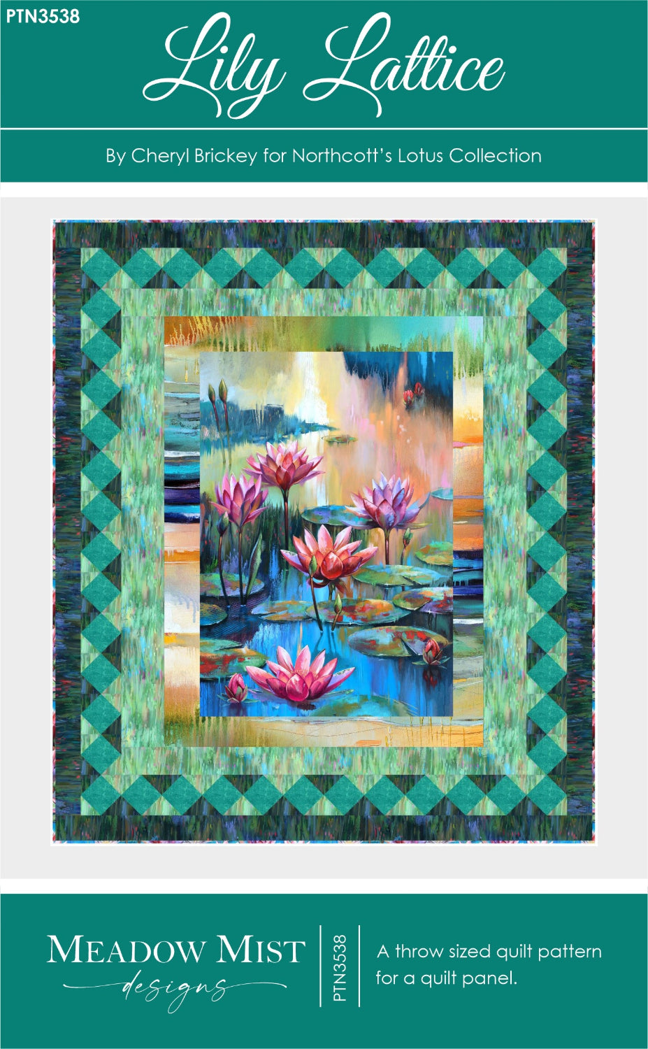 Lily Lattice - Digital Pattern