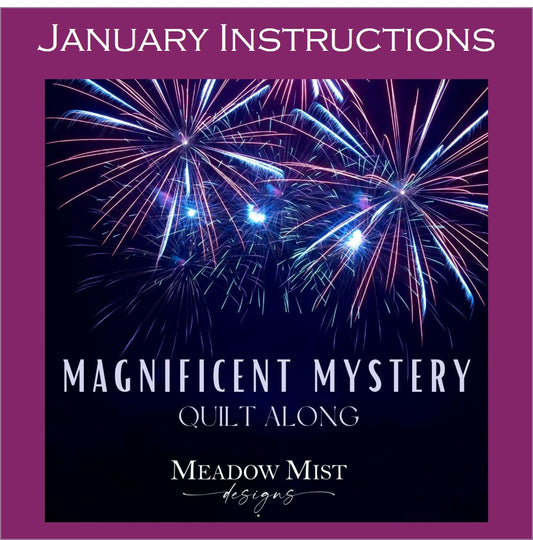 07 Magnificent Mystery Quilt - January - Flying Geese