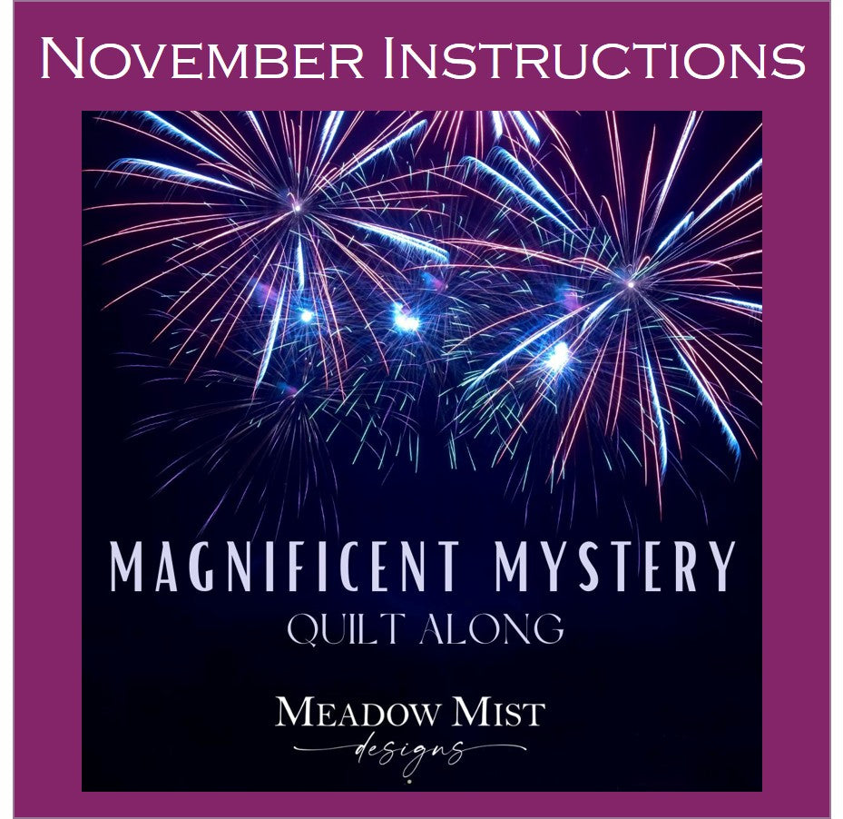 05 Magnificent Mystery Quilt - November - Small Hourglass