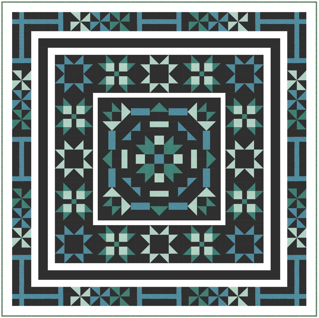 Malted Mystery Quilt - Digital Pattern – Meadow Mist Designs