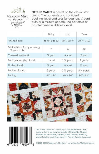 Orchid Valley - Printed Pattern