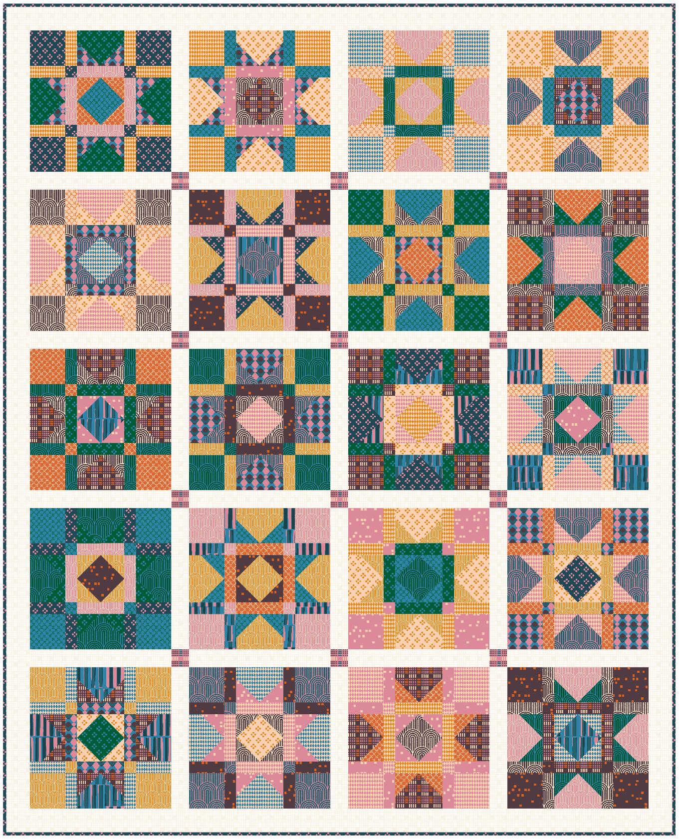 Orchid Valley - Printed Pattern