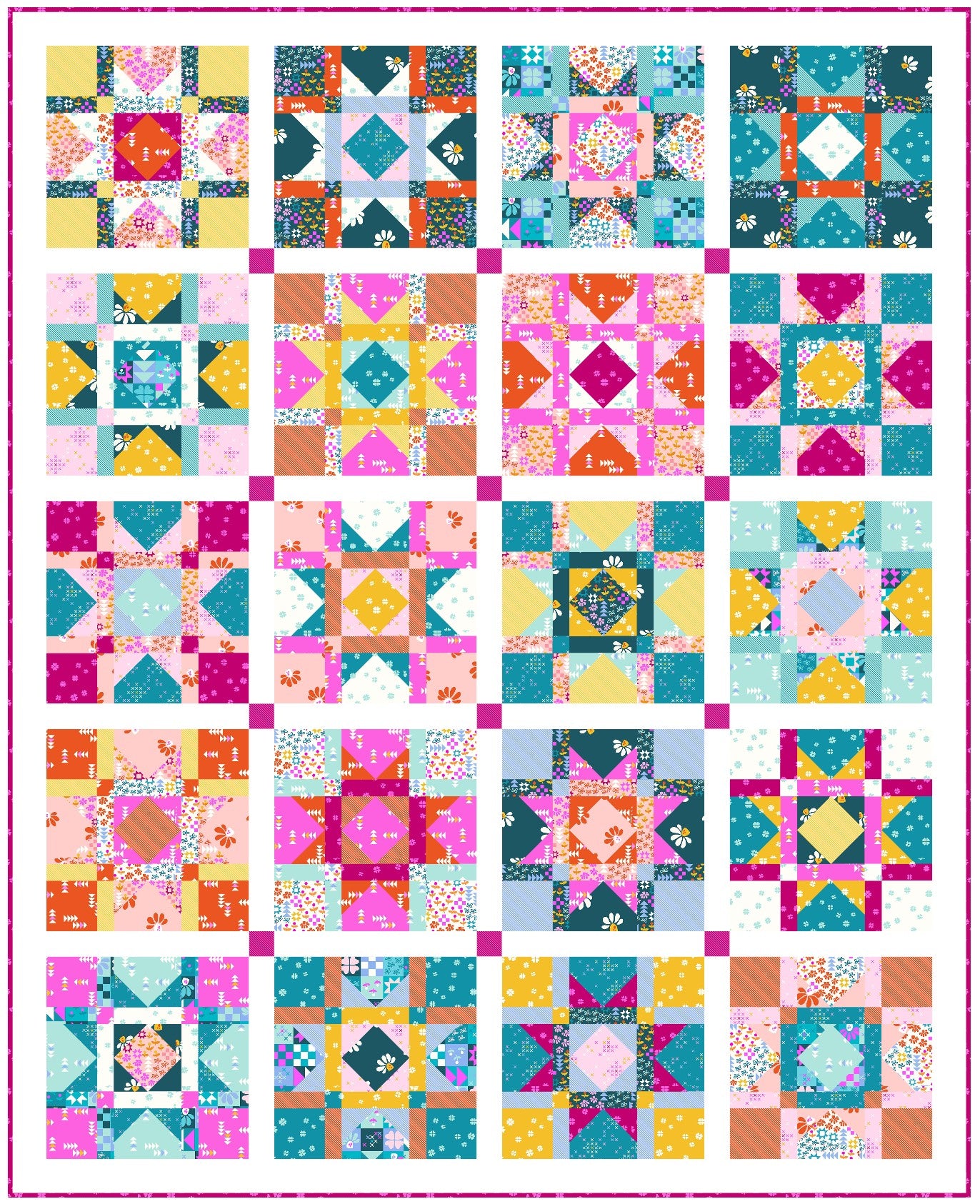 Orchid Valley - Printed Pattern