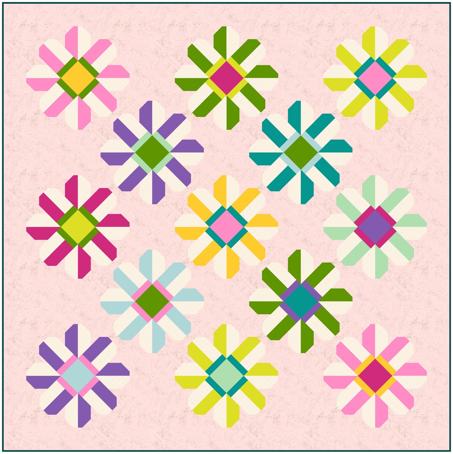 Pavilion Blooms - Digital Pattern