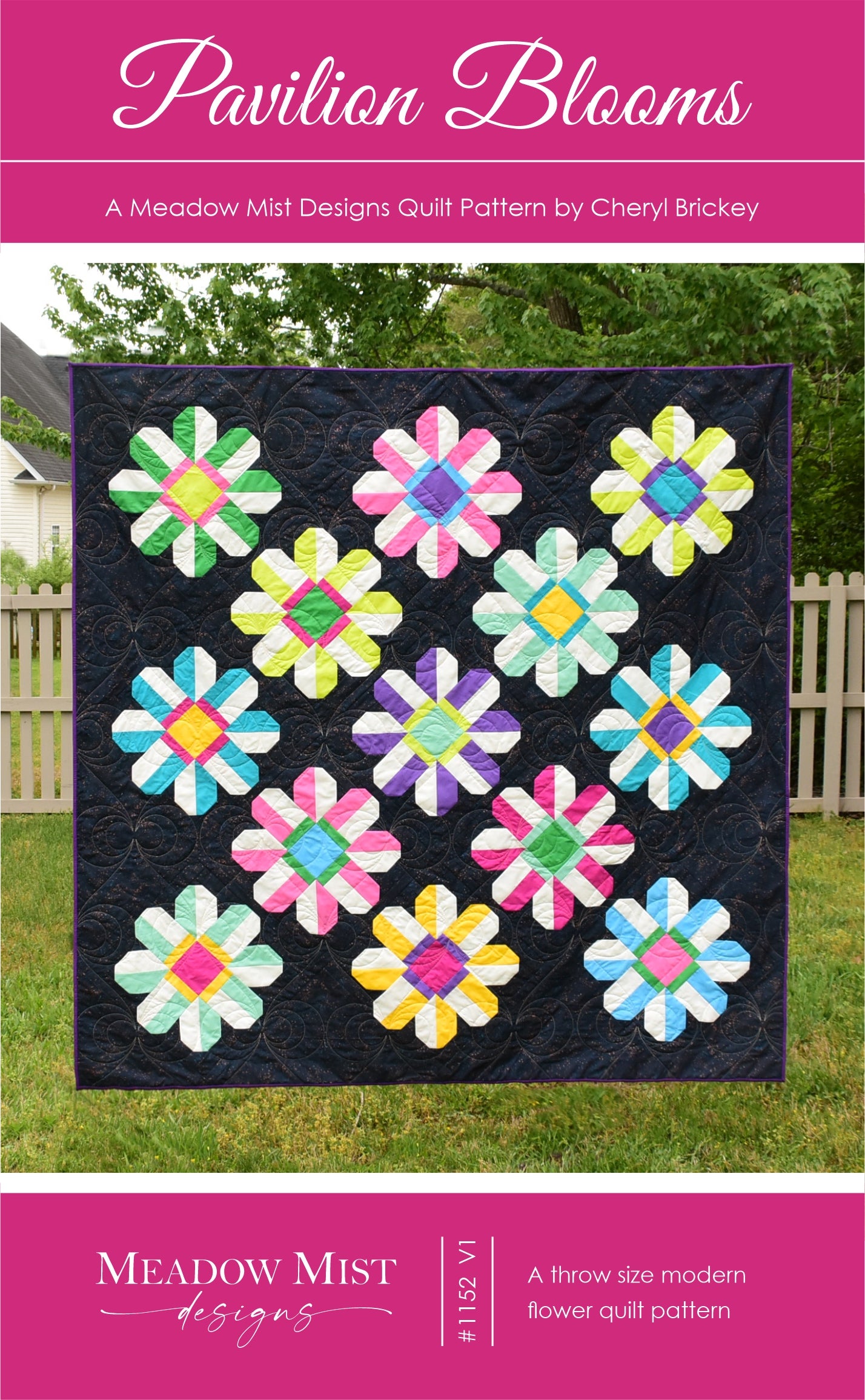 Pavilion Blooms - Digital Pattern
