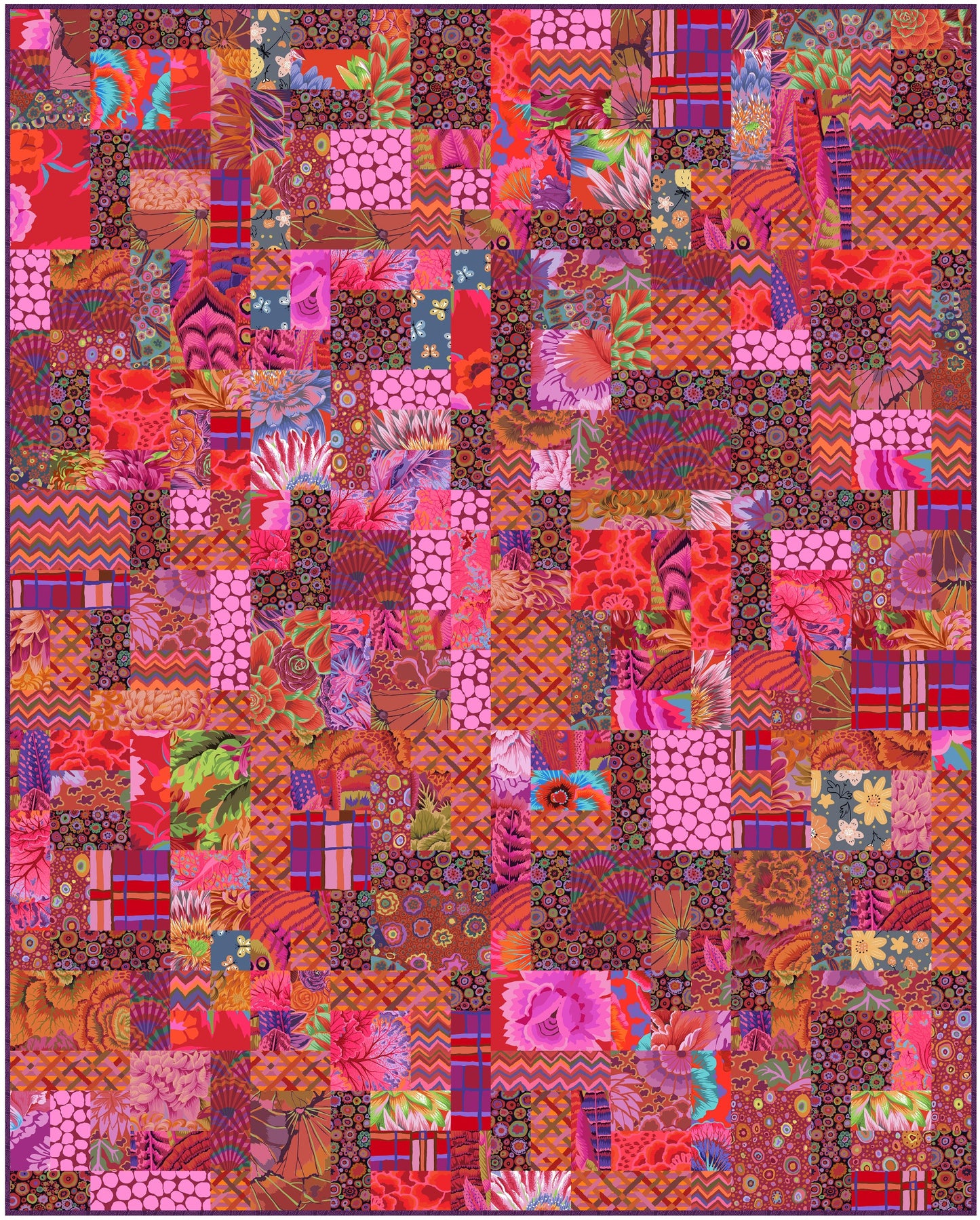 Grande Scrappy Tiles - Printed Pattern