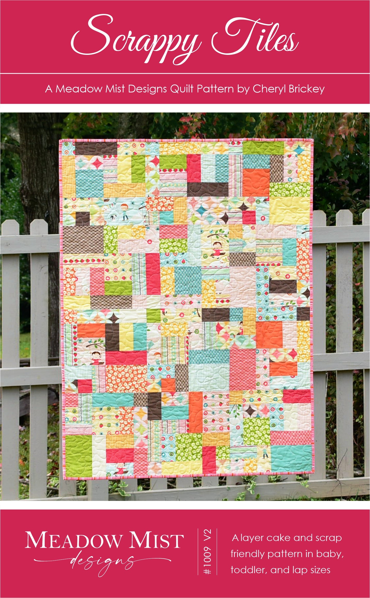 Scrappy Tiles - Printed Pattern