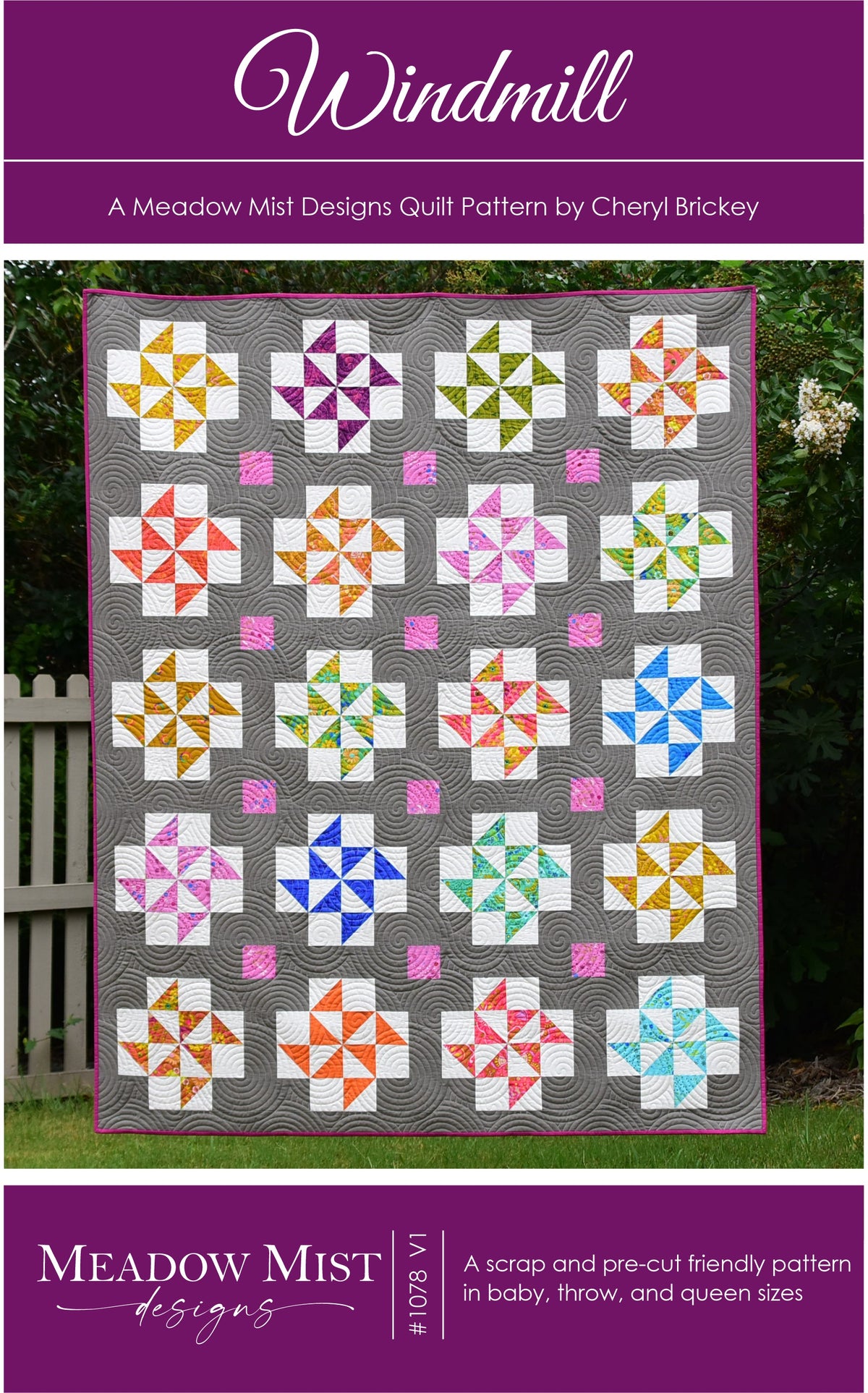 Windmill - Digital Pattern – Meadow Mist Designs