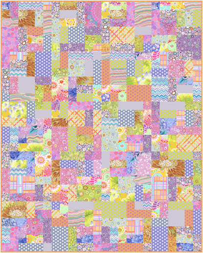 Grande Scrappy Tiles - Printed Pattern