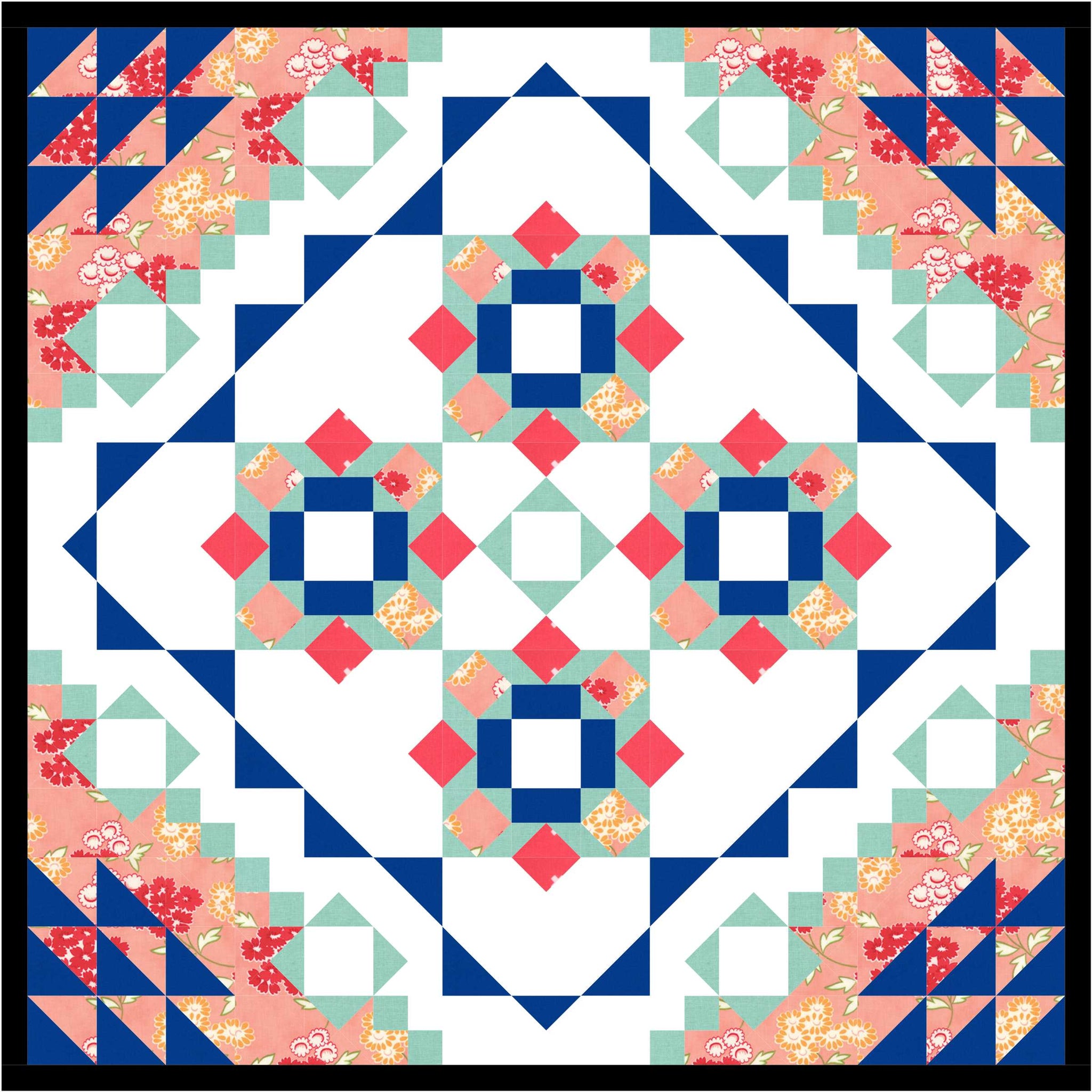 Mysterious Pattern Meadow Mystery Quilt - Digital Pattern – Meadow Mist Designs