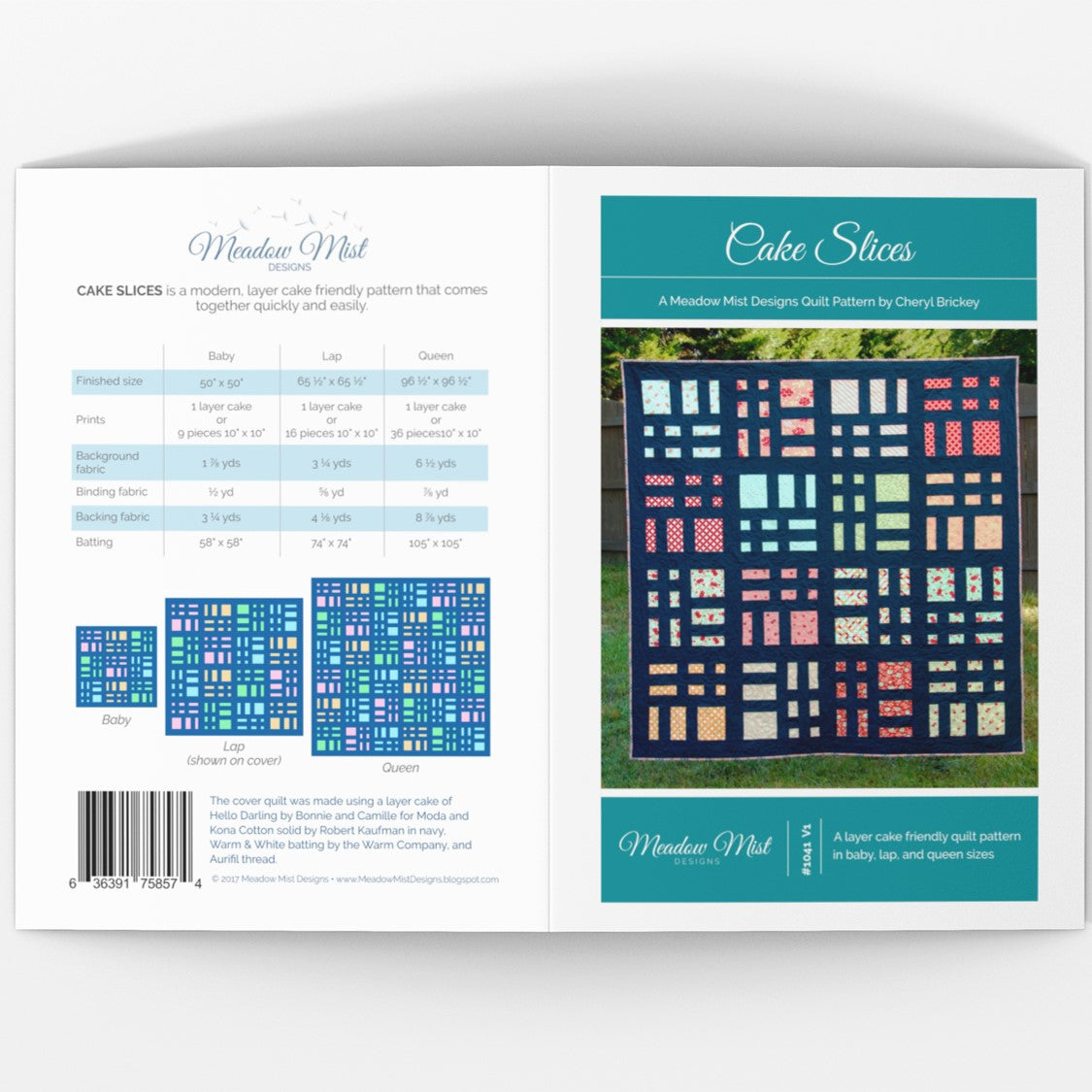 Cake Slices - Printed Pattern