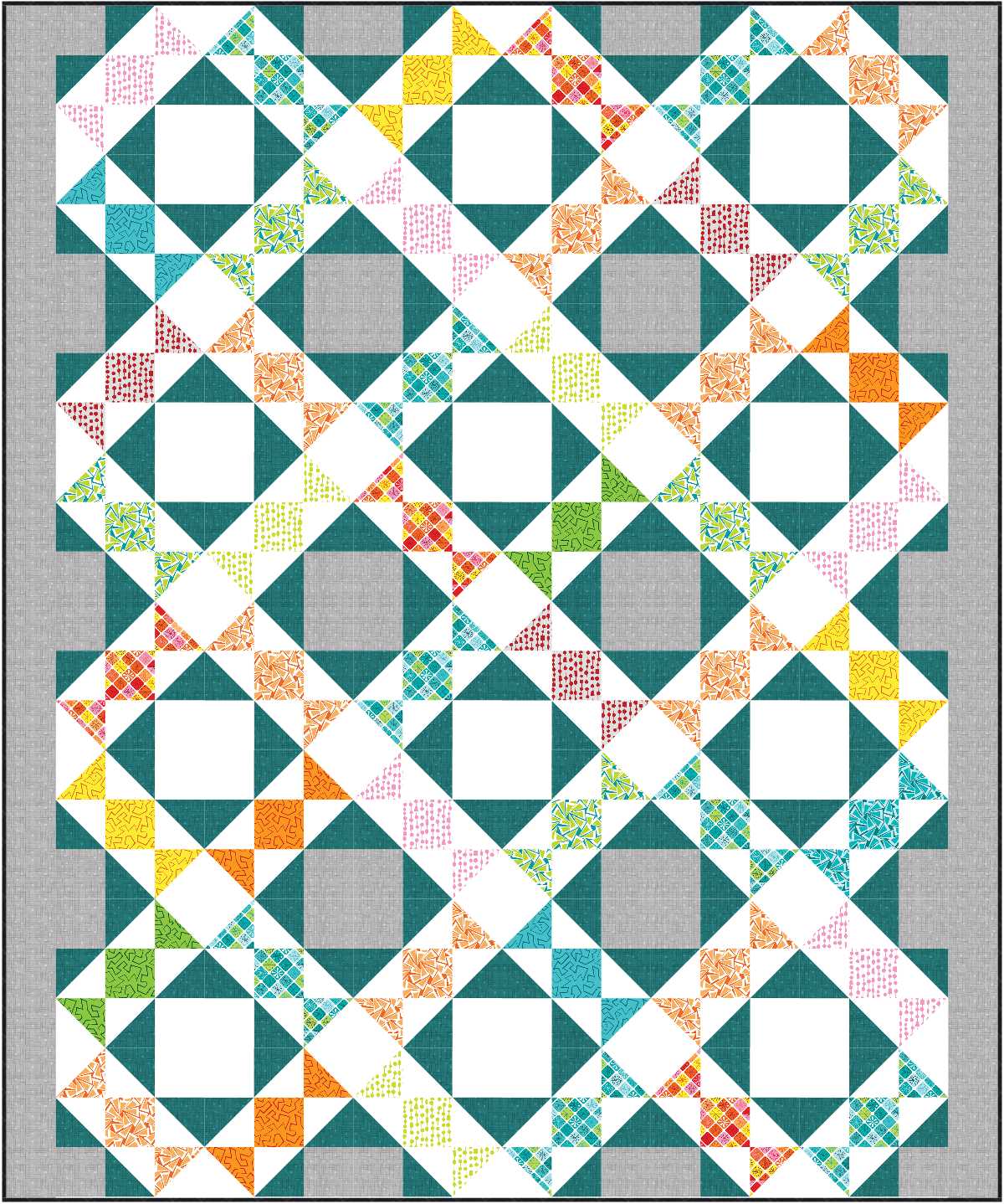 English Trellis - Printed Pattern