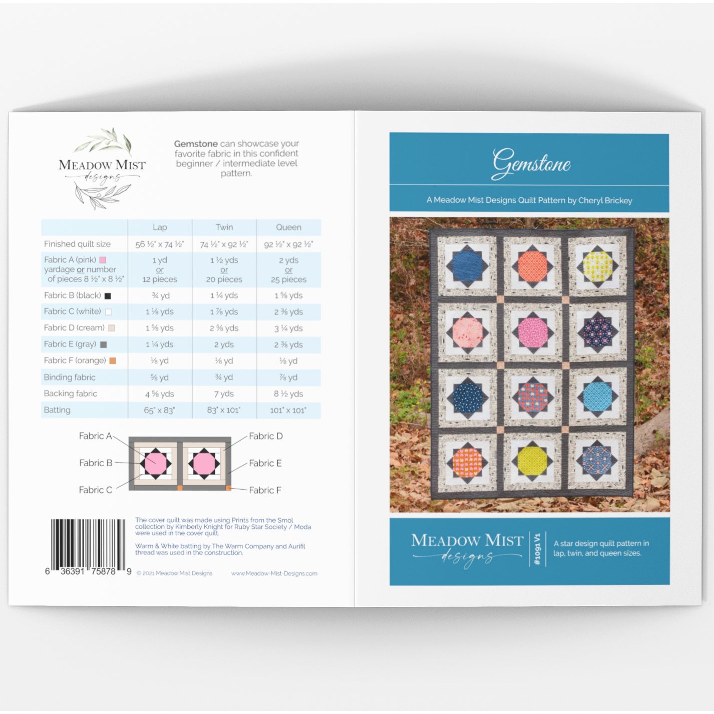 Gemstone - Printed Pattern