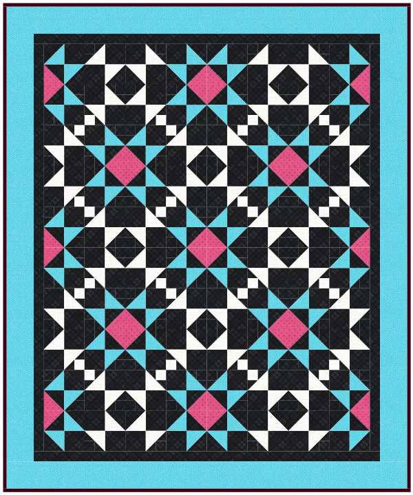 Mosaic Mystery Quit beginner friendly quilt pattern
