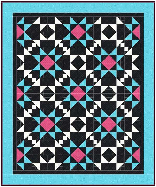 Mosaic Mystery Quit beginner friendly quilt pattern