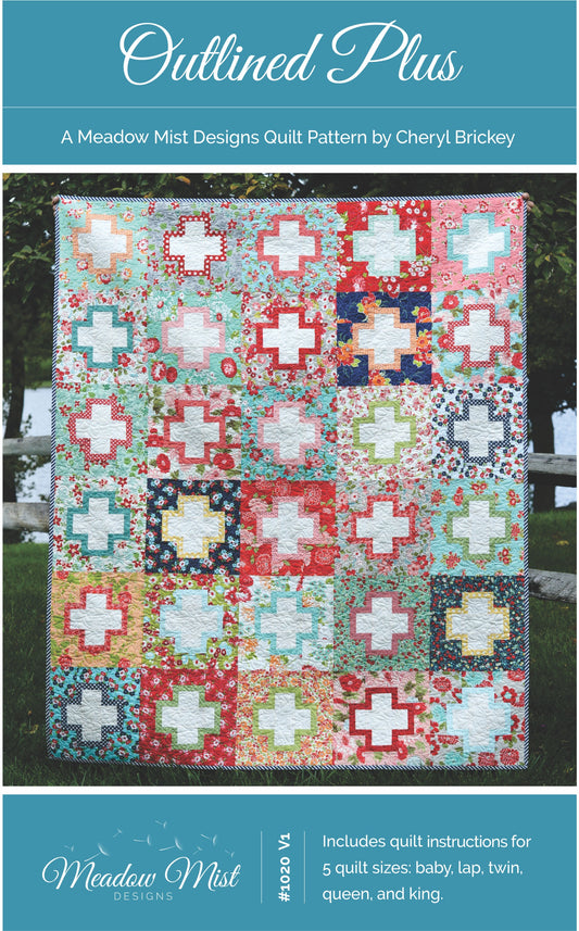 Outlined Plus - Digital Pattern