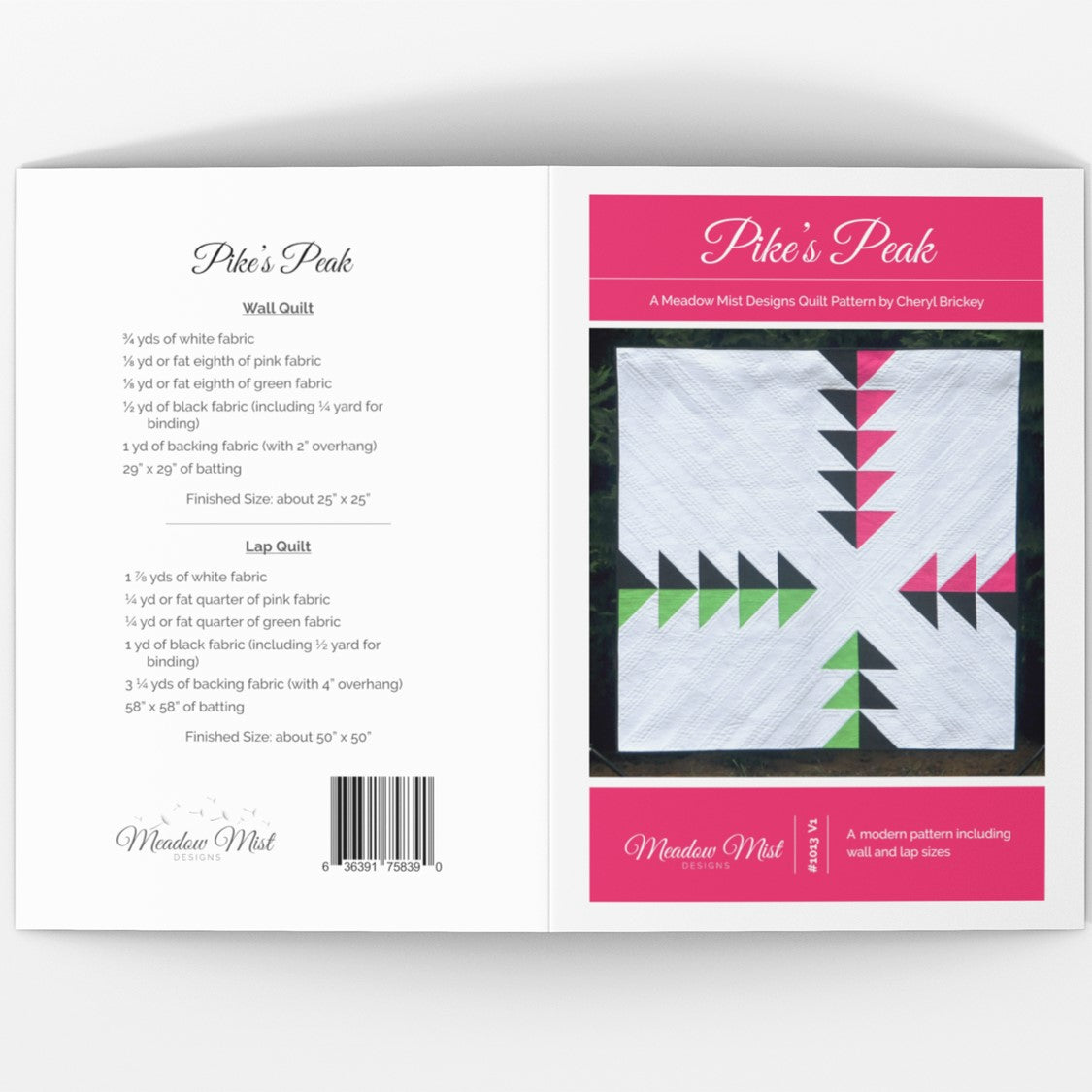 Pike's Peak - Printed Pattern