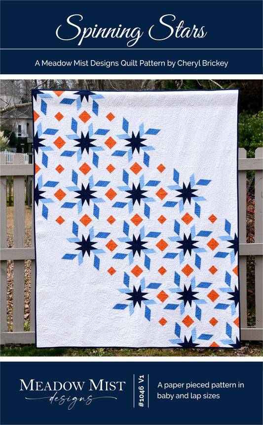 Spinning Stars - Digital Pattern