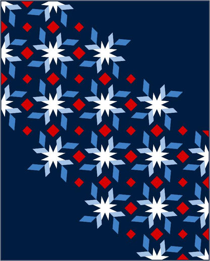 Spinning Stars - Printed Pattern