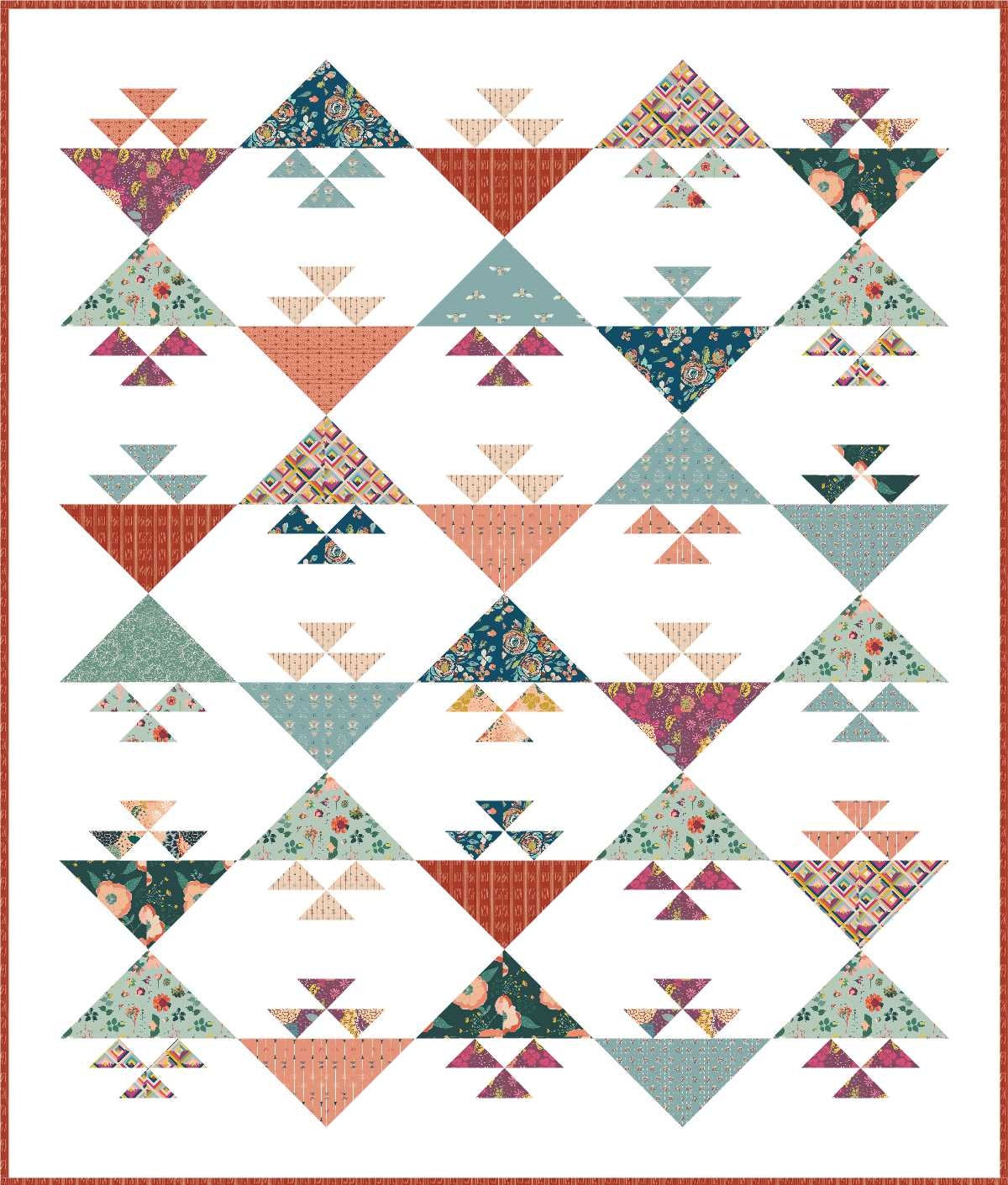 Flock of Geese - Printed Pattern