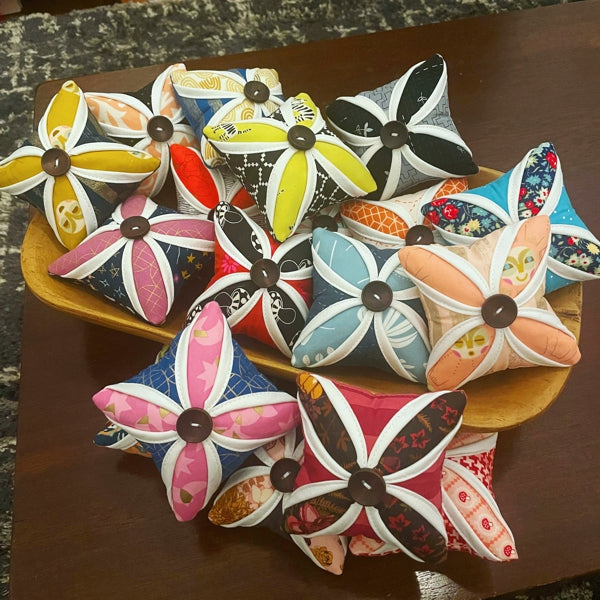 Cathedral Window Pincushions - Digital Pattern